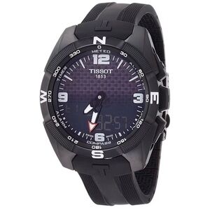 Tissot Men's Watch T-Touch Expert Solar T091.420.47.057.01 All Black Watch